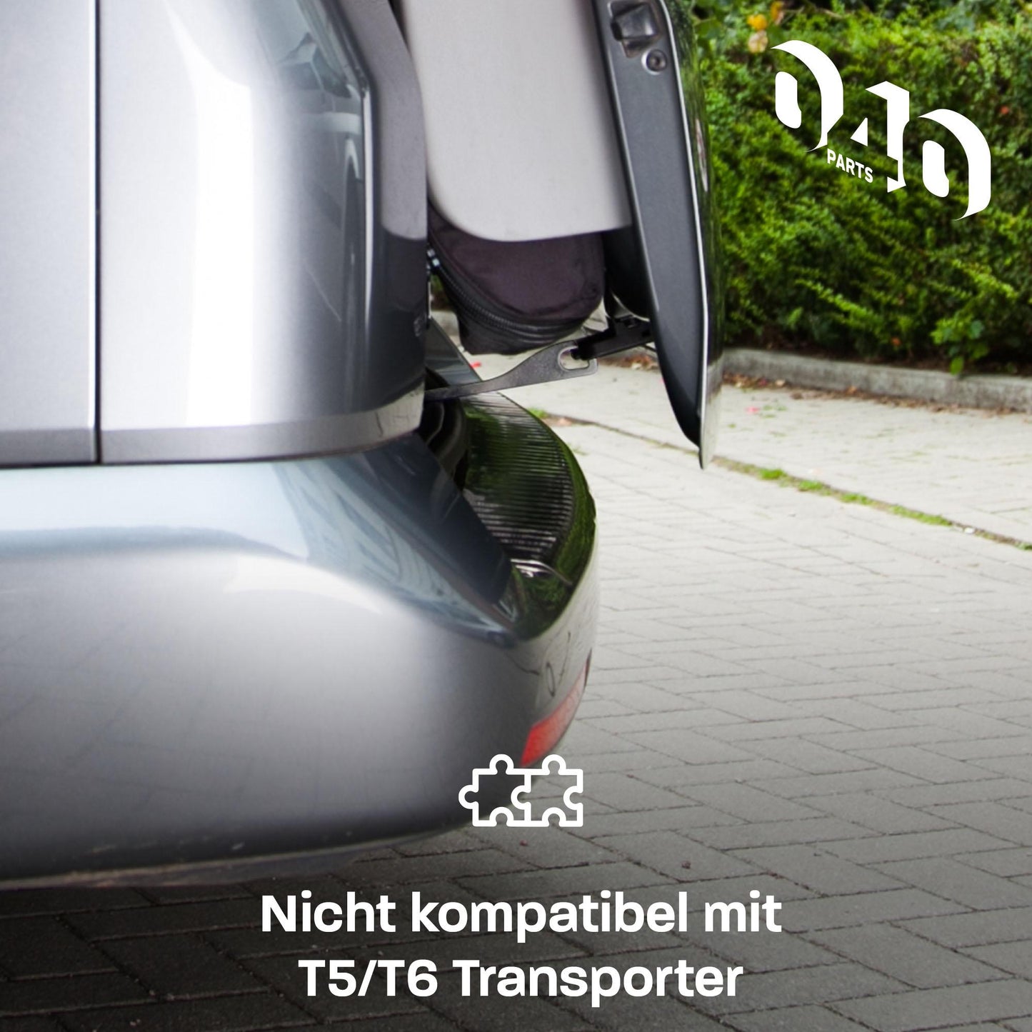 040Parts Langer Heckklappen Aufsteller 20cm kompatibel mit VW T7, T6, T5, T4 California Multivan Bulli Ocean Coast Beach Team, Golf, Caddy