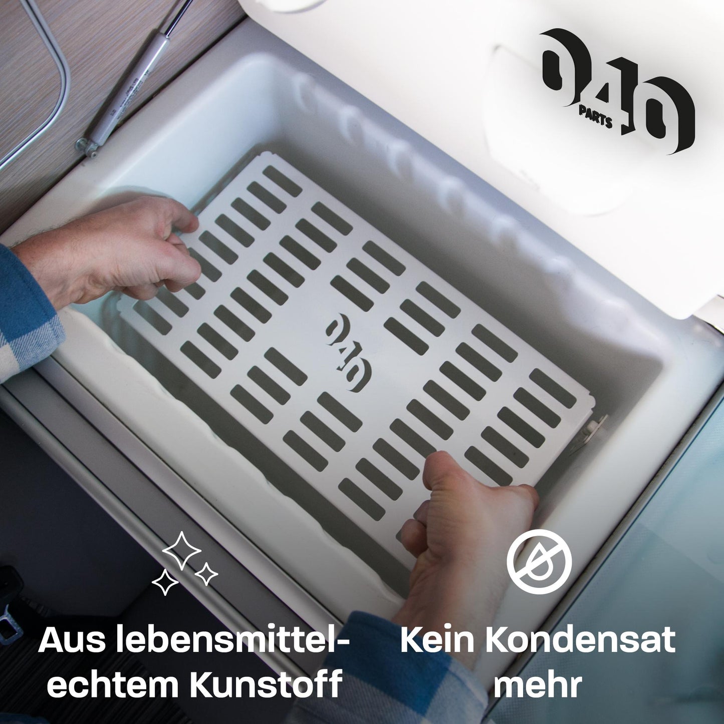 040 Parts Kunststoff Kühltruhenblech für VW T6.1 T6 T5 T4 California und Ford Nugget bis 2023 Einlegeboden für Camper Blech