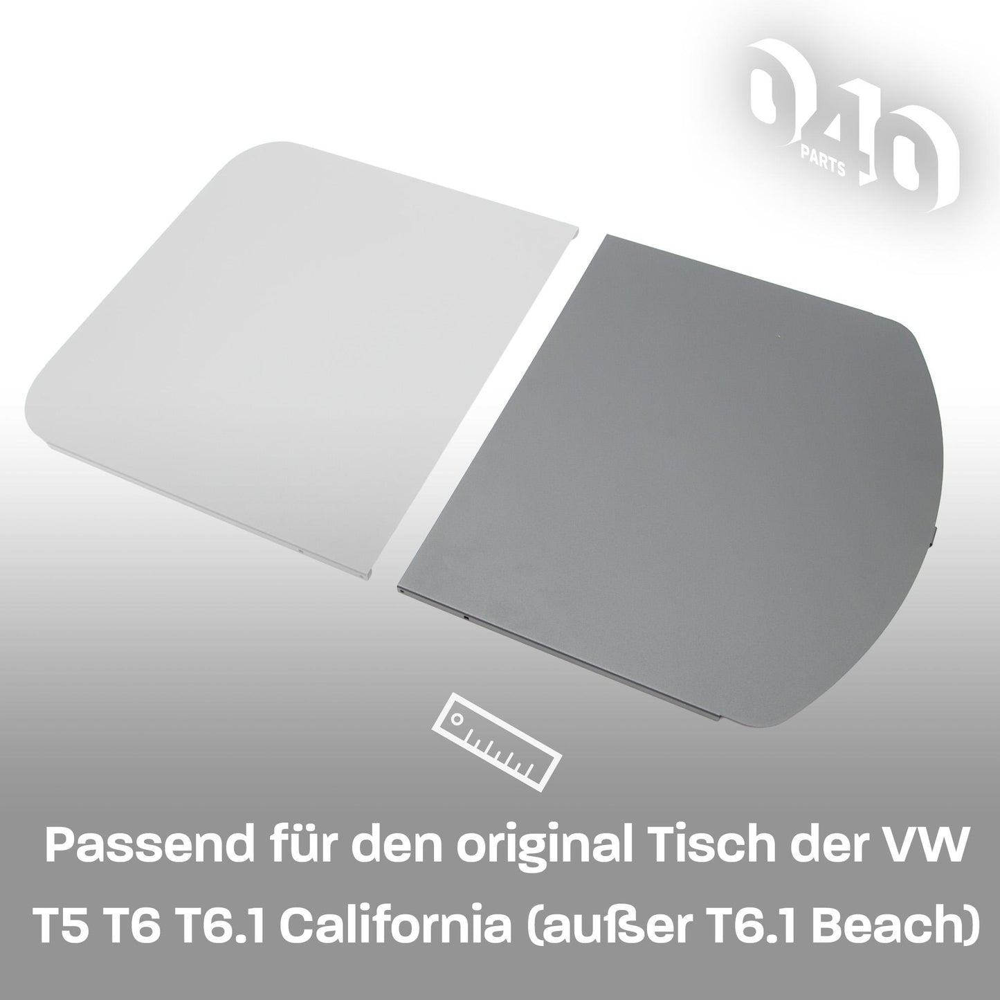 040 parts Tischerweiterung runde Seite für VW T5 / T6 nicht für T6.1 California stabile Tischverbreiterung runde Seite