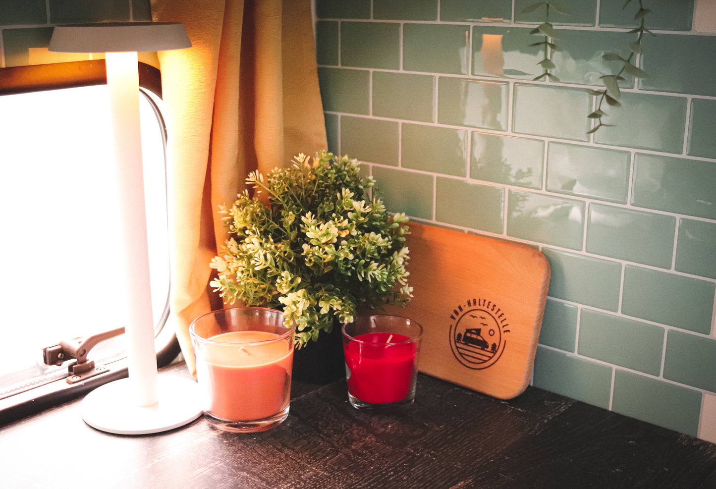 Camping Holzbrett Frühstücksbrett