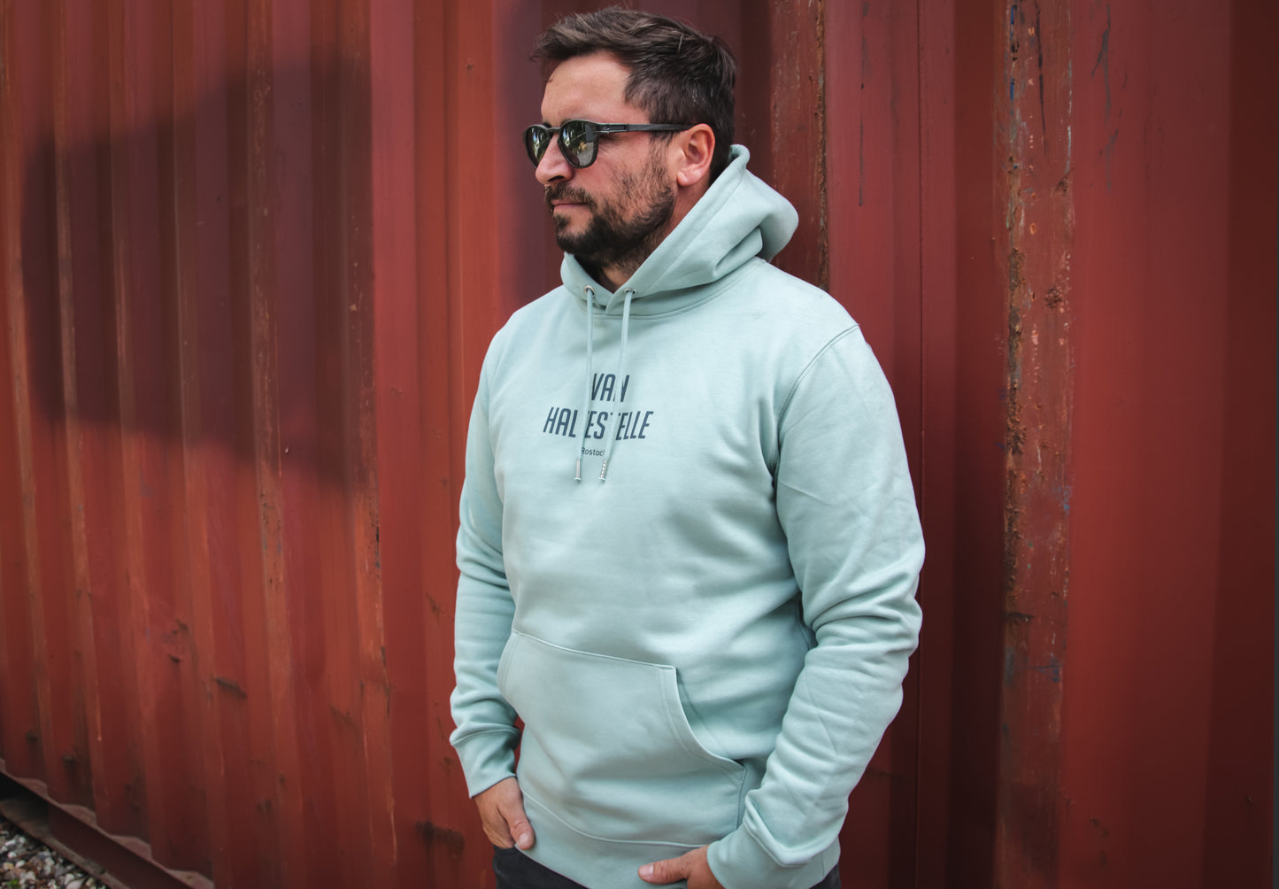 Van-Haltestelle Surf Van Hoodie (Unisex)