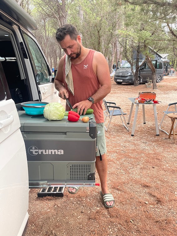 VAN-HALTESTELLE SCHWERLASTAUSZUG SLIDE FÜR DEINE C60 TRUMA MOBILE COOLER KÜHLBOX