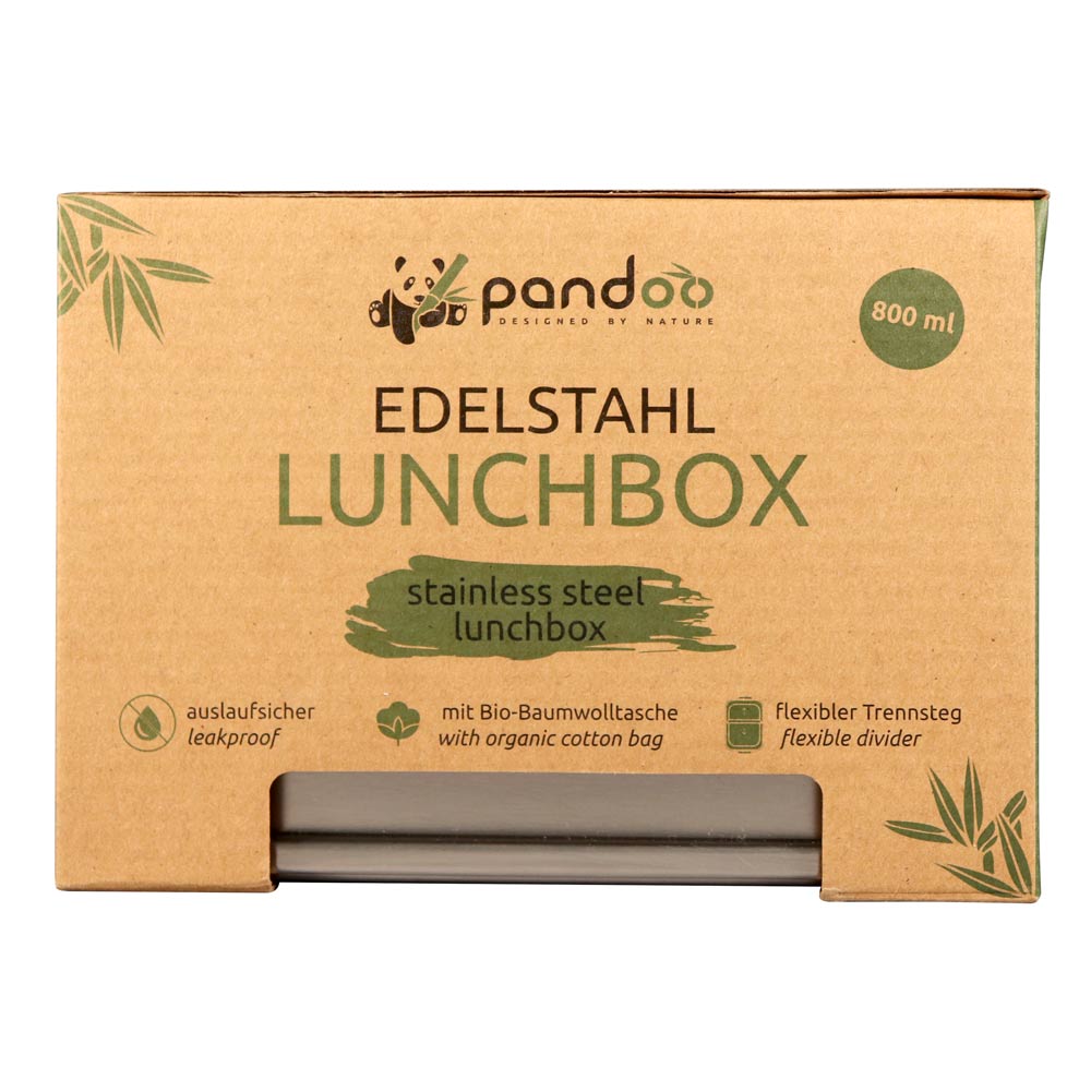 Lunchbox aus Edelstahl | 800ml oder 1200ml Pandoo Van-Haltestelle