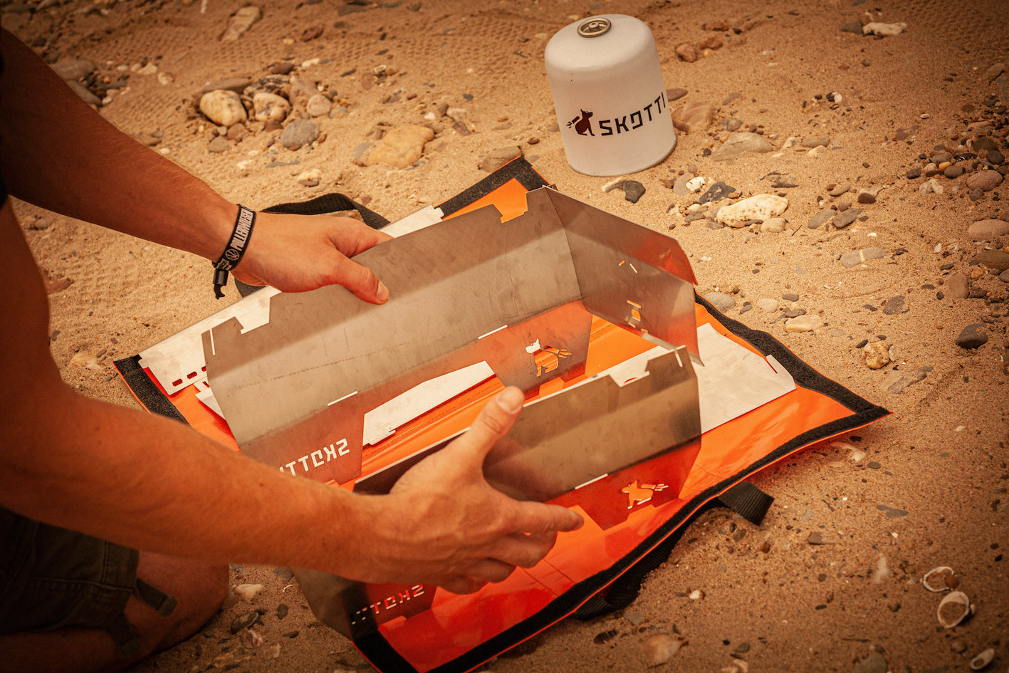 Skontti Gas Grill für unterwegs