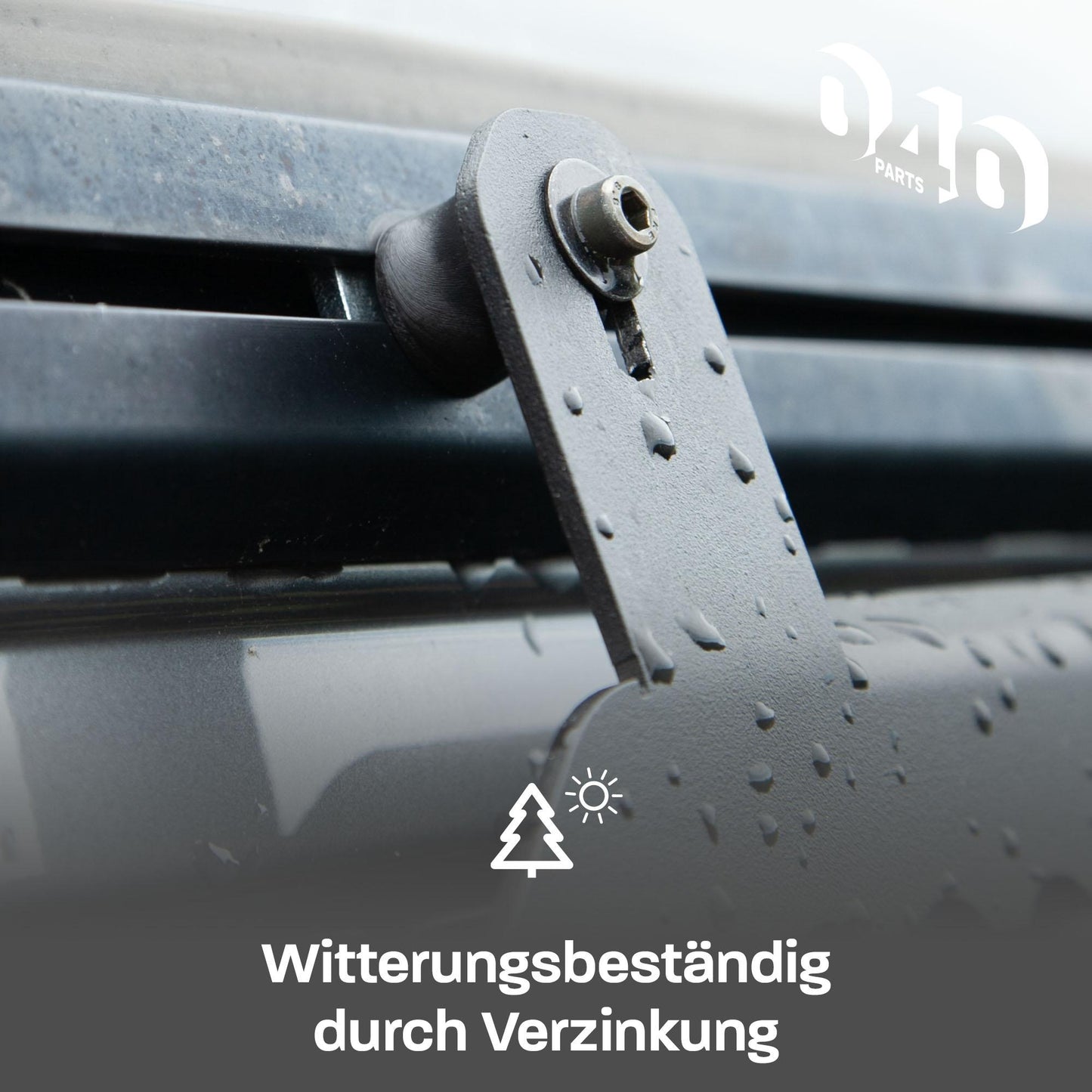 040 Parts 6er Set Kedersteine Nutenstein aus Stahl für VW T5 T6 T6.1 California mit M5 Gewinde - für Kederschiene Kederleiste