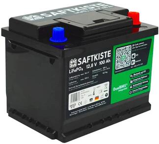Saftkiste LiFePO4-Batterie mit Bluetooth & DualBMS