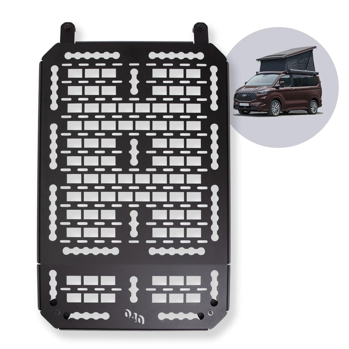 040 Parts Molle Board für Ford Nugget ab 2024 Universelle Gerätehalterung tool board und zusätzlicher Stauraum für Camping