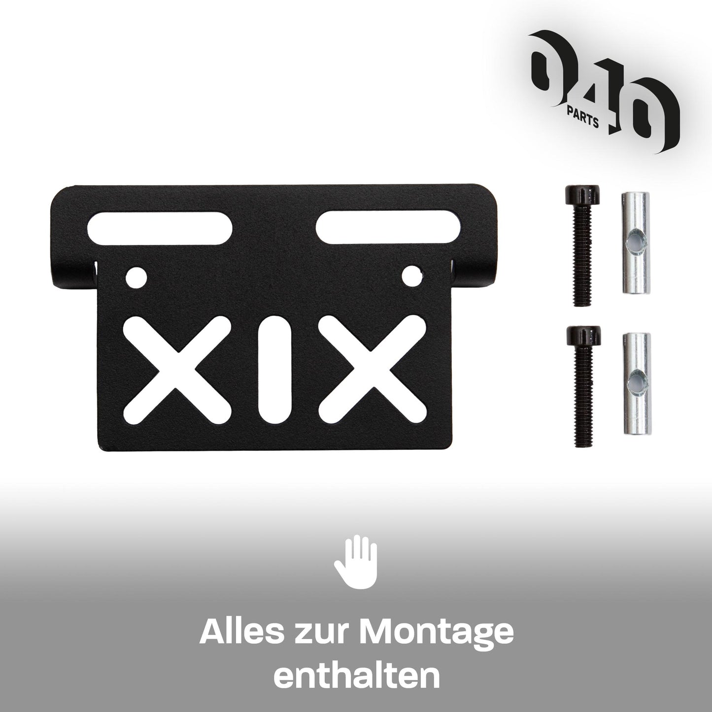 040 Parts Universelle Montageplatte für Reimo TopRail einzigartige Halteplatte Lochplatte  für dein Zubehör