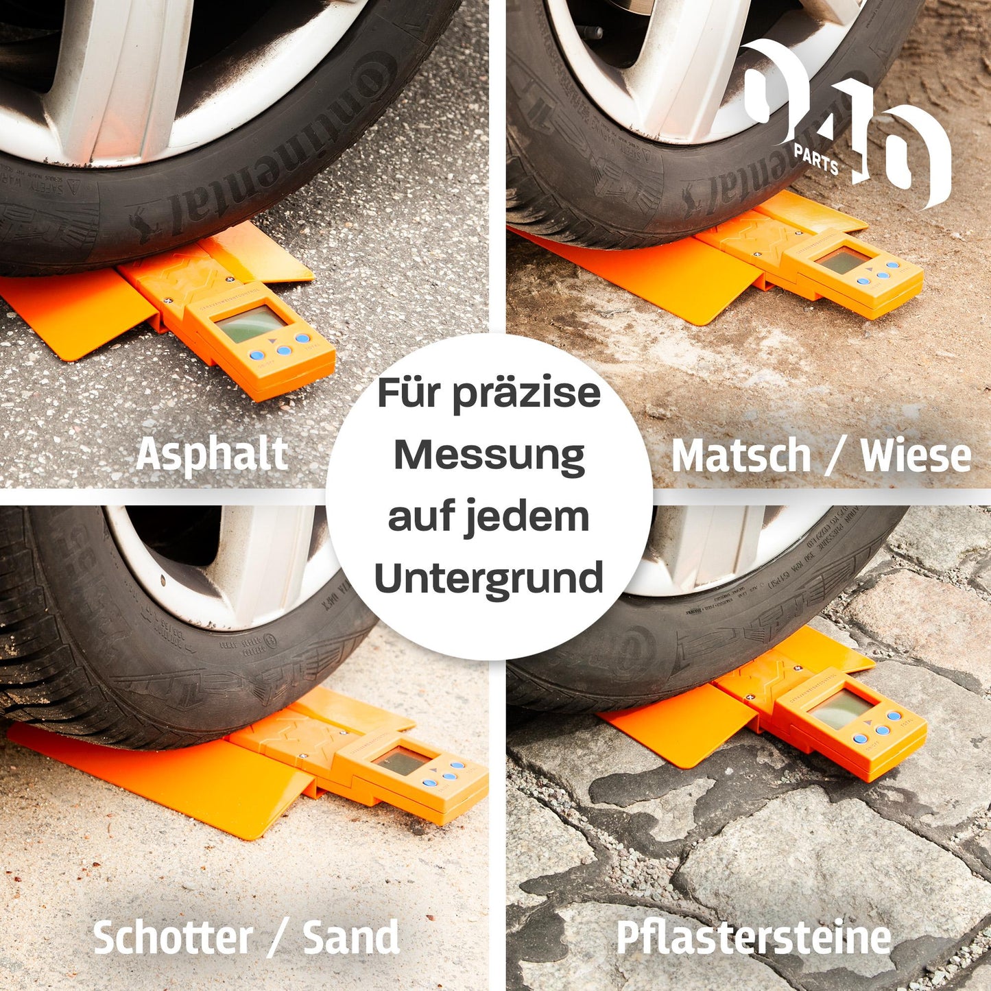 040 Parts Auffahrrampe für Camper Waagen von Reich CWC, Fritz Berger, CarBest und Obelink für sichere & präzise Messungen egal auf welchem Untergrund