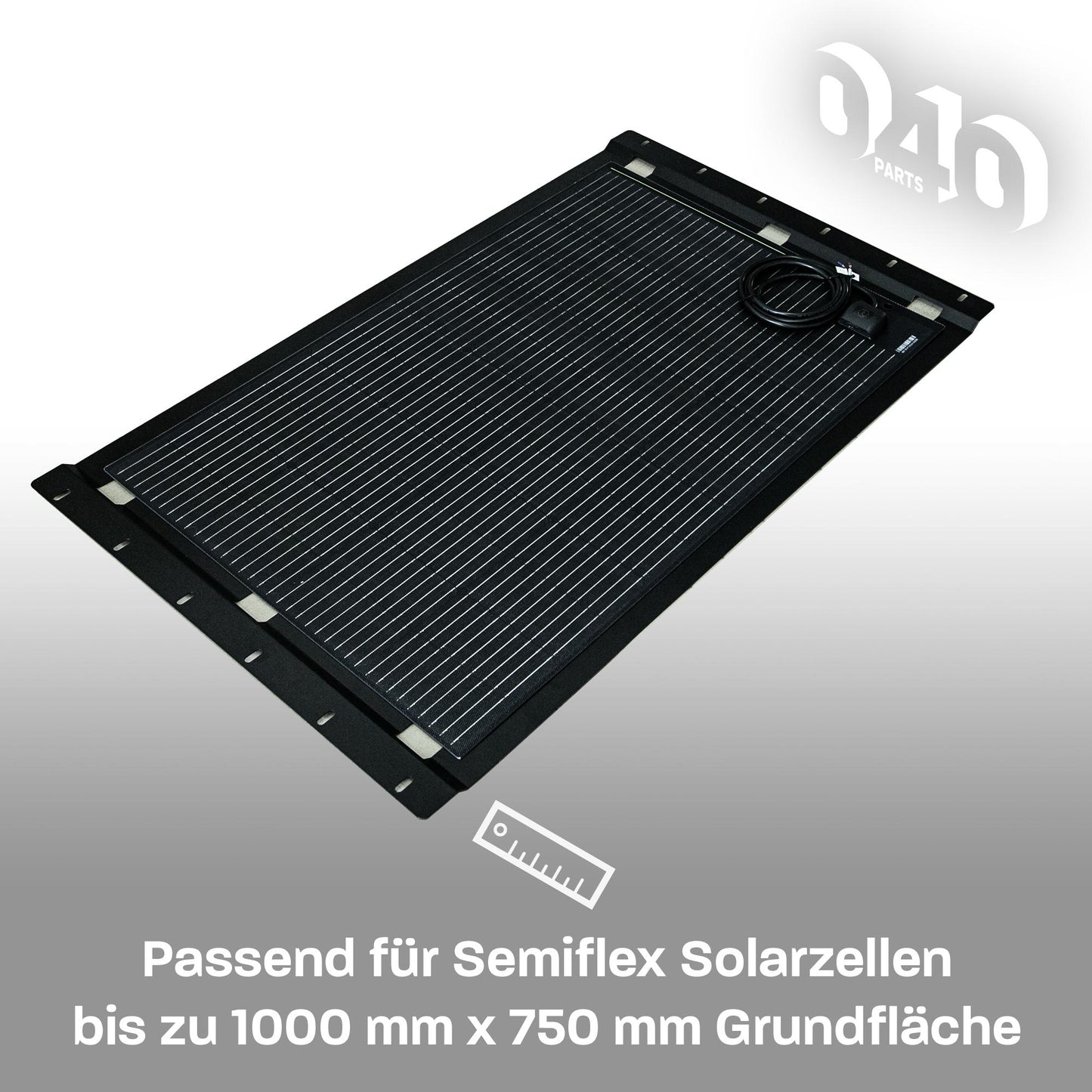 040 parts Solarplattenhalter Schwarz Halteplatte aus Aluminium für VW T7 California neuer California