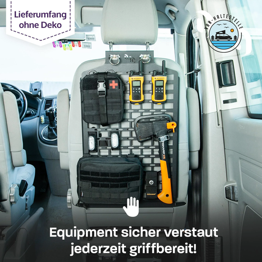 Molle Board für den Beifahrersitz Ordnungshelfer Equipmenthalter tool board für VW T5 T6 T6.1 California für Mutlivans