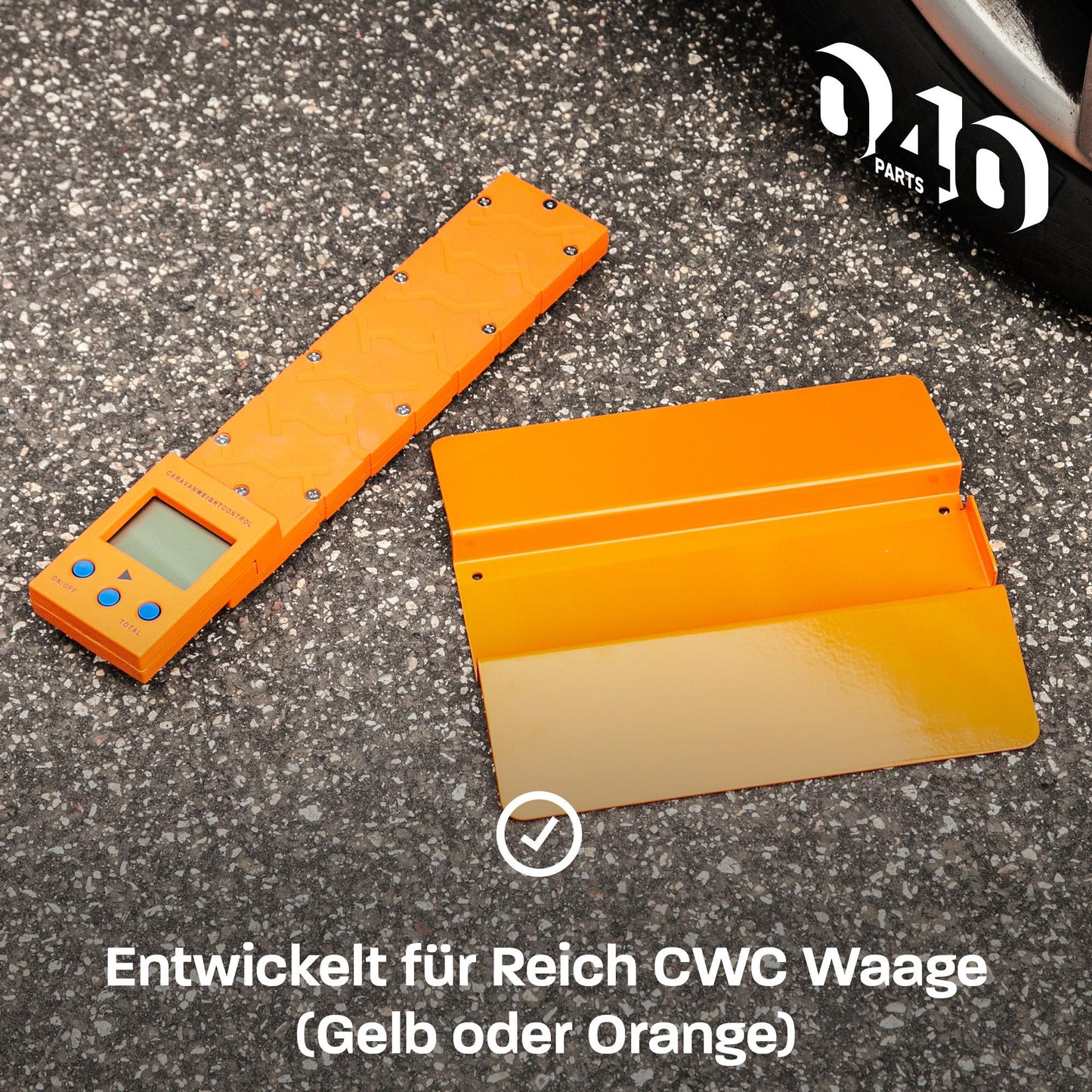 Auffahrrampe für Reich CWC Waage für sichere & präzise Messungen egal auf welchem Untergrund
