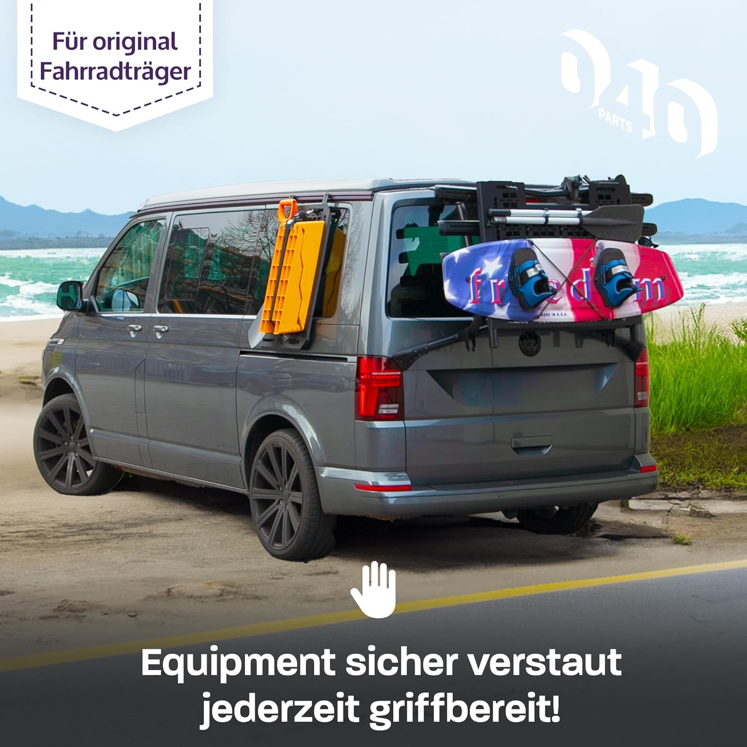 Molle Board für VW T6.1, VW T6 Fahrradträger Gepäckträger Offroad Zube –  VAN-HALTESTELLE