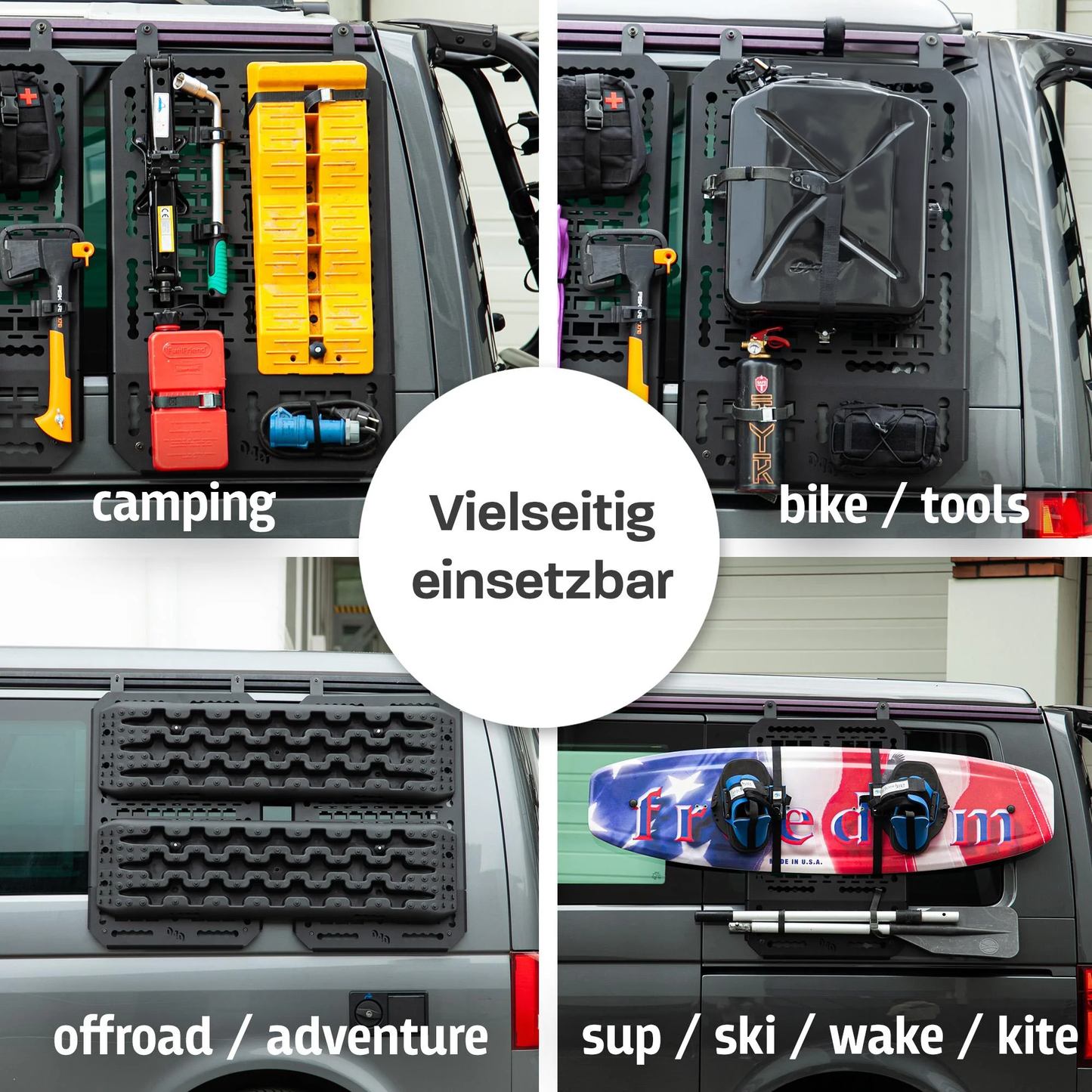 Molle Board für den Beifahrersitz Ordnungshelfer Equipmenthalter tool board für VW T5 T6 T6.1 California für Mutlivans