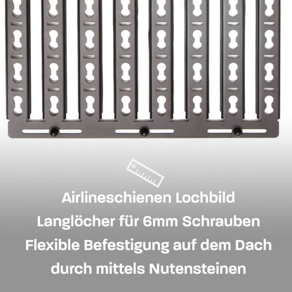 040 Parts ultra flacher Dachgepäckträger für VW T5 T6 T6.1 California damit dein Van in Tiefgaragen passt Dachträger