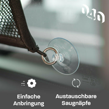 040 Parts Aufbewahrungs-Netz für große Fenster von VW T7 T5 T6 Bulli, Multivan