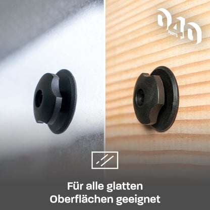 040 Parts Gepäcknetz Aufbewahrungsnetz Halterung VW T5 T6 Multivan California Beach Caravelle Kunststoffhalter Klebehalterung - Ersatzteil: Halterung
