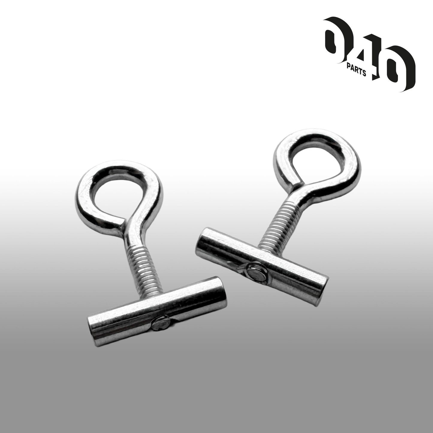 040 Parts Kederstopper Set 10mm mit Oesenschraube 20mm Breite M6 Gewinde Kederstein für Markisen Wohnmobil Caravan Van