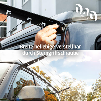 040 parts Wäscheleine für VW T5, T6, T6.1 und Opel Crosscamp Trockne deine Wäsche direkt am Camper!