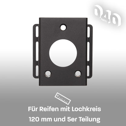 B-Ware: 040 parts Reserveradhalter für VW T5, T6 und T6.1 Ersatzreifen kompatibel mit vielen Anderen Felgen Ersatzreifen Halter Ersatzrad Ha