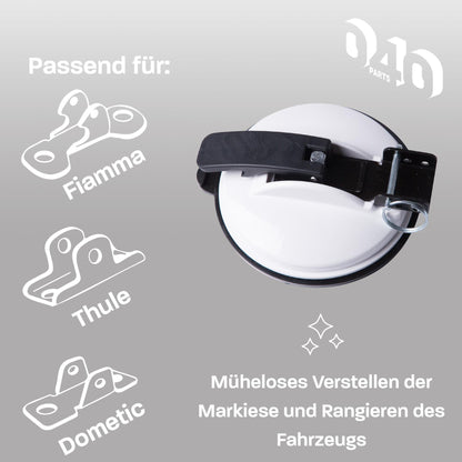 040 Parts Camping Markisenhalter für Thule Fiamma Dometic Markiesen kompatibel mit VW T7 T6.1 T6 T5 - 2er Set
