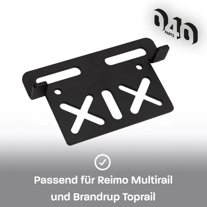 040 Parts Universelle Montageplatte für Reimo TopRail einzigartige Halteplatte Lochplatte für dein Zubehör