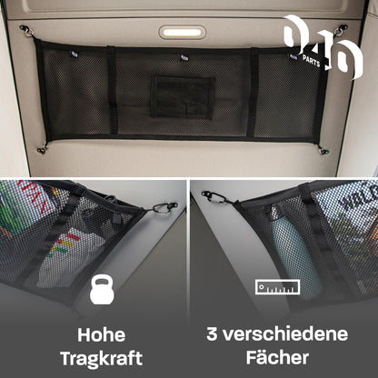 040 Parts Gepäck-Netz Kombi-Aufbewahrungs-Netz für Aufstelldach und Innenraum kompatibel mit VW T7 Neuer California