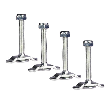 040 Parts Schraubfitting-Set Plus für Airlineschienen M8 x 35 mm, 1000 daN, 4er Set - Perfekt für Molle-Board