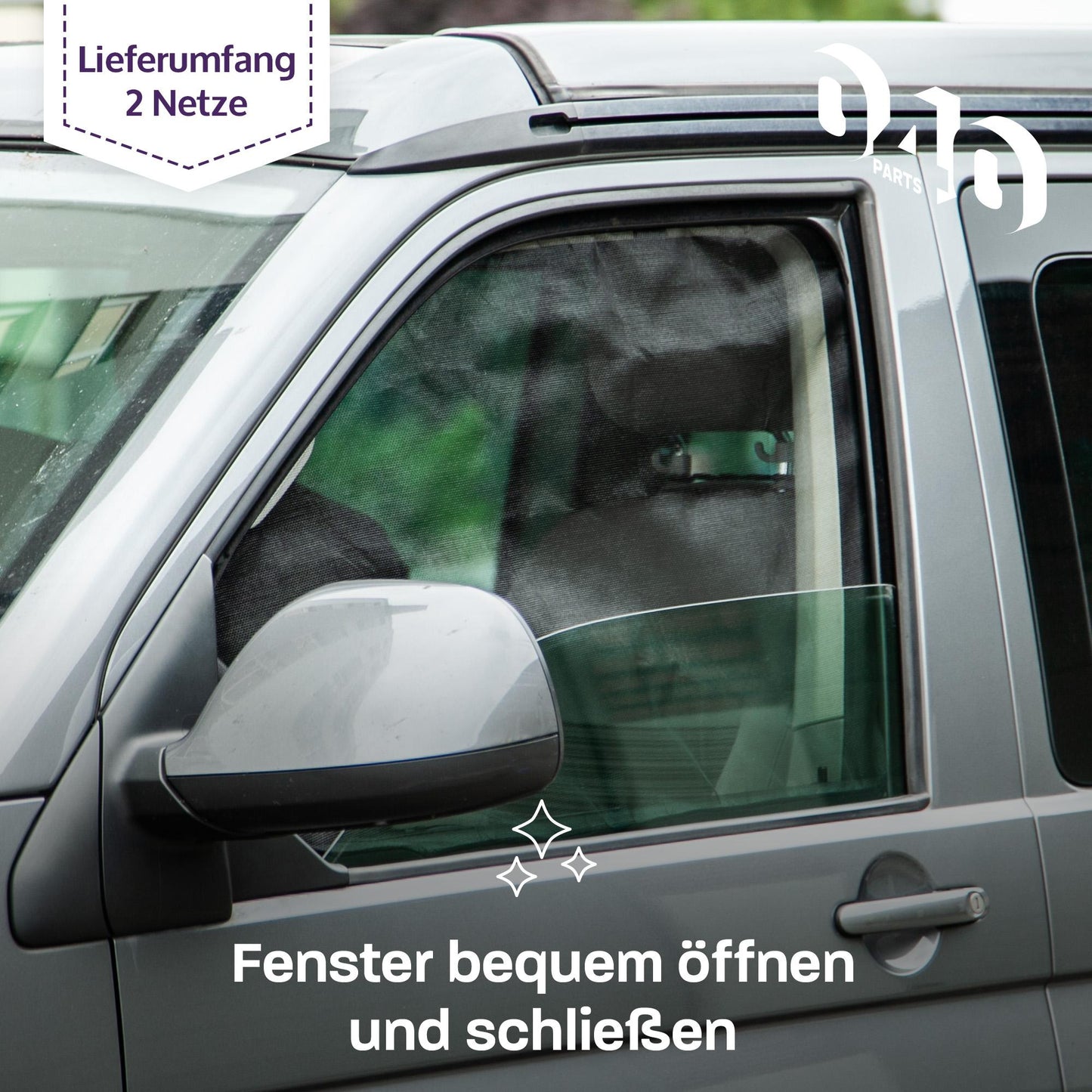 040 Parts Hochwertiges Moskitonetz kompatibel mit VW T5 T6 T6.1 California - Einfache Installation und zuverlässiger Schutz vor Moskitos