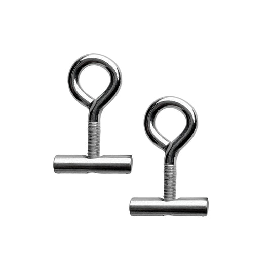 040 Parts Kederstopper Set 5mm mit Oesenschraube 20mm Breite M4 Gewinde Kederstein für Markisen Wohnmobil Caravan Van