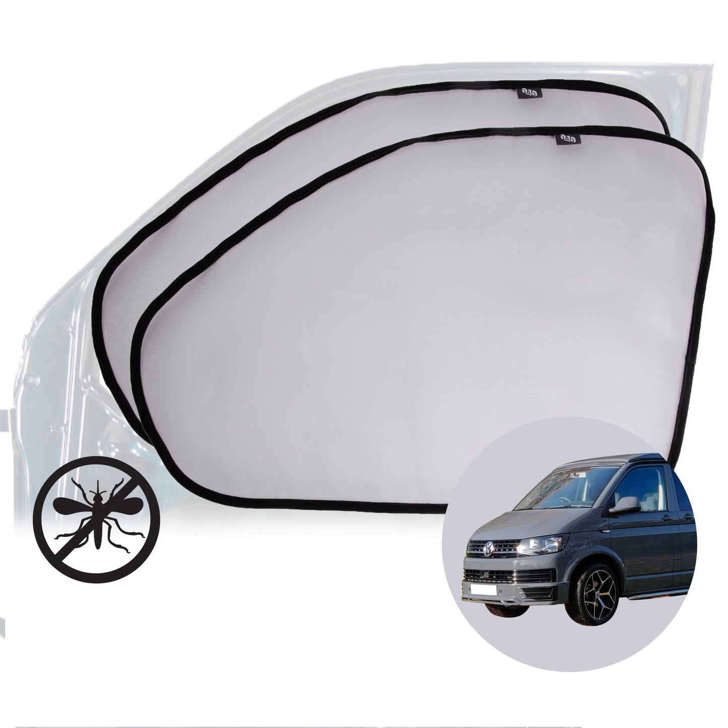 040 Parts Hochwertiges Moskitonetz kompatibel mit VW T5 T6 T6.1 California - Einfache Installation und zuverlässiger Schutz vor Moskitos