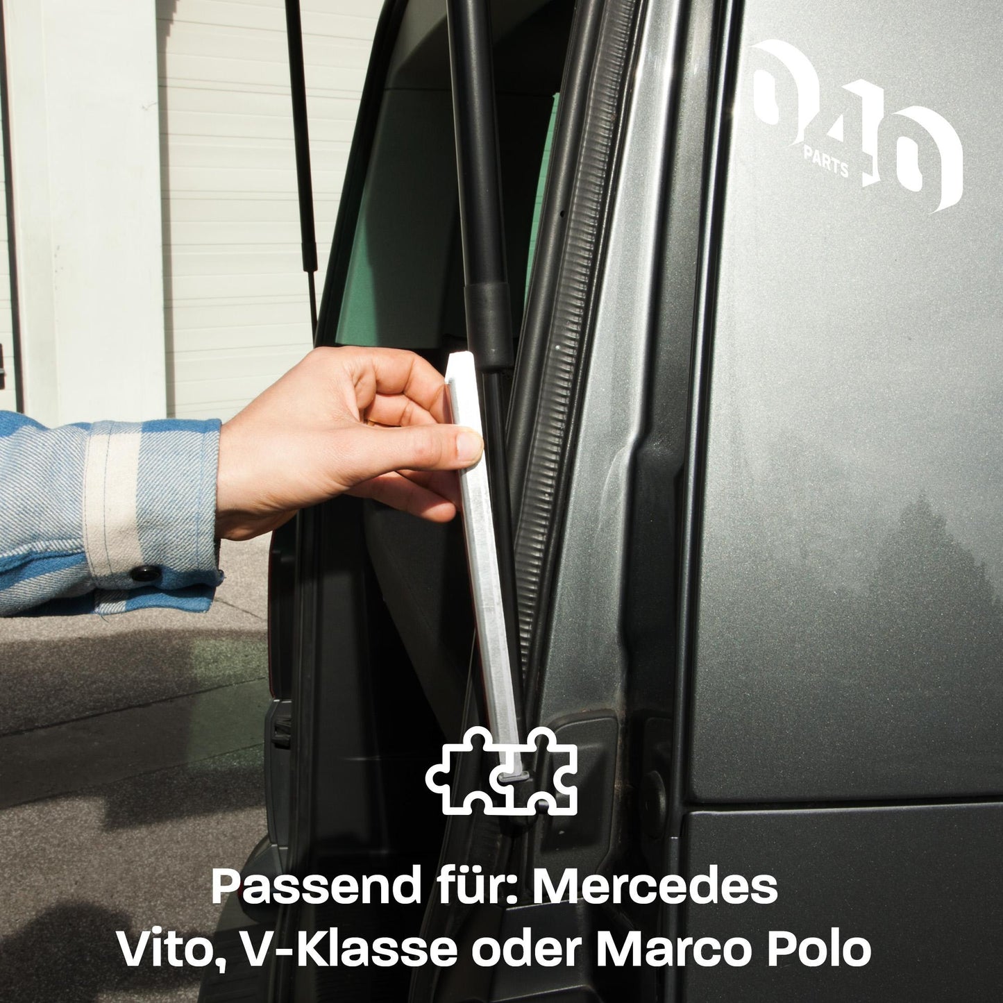 040 Parts Verbesserter Heckklappenaufsteller kompatibel für Mercedes V-Klasse Vito und Marco Polo Modelle