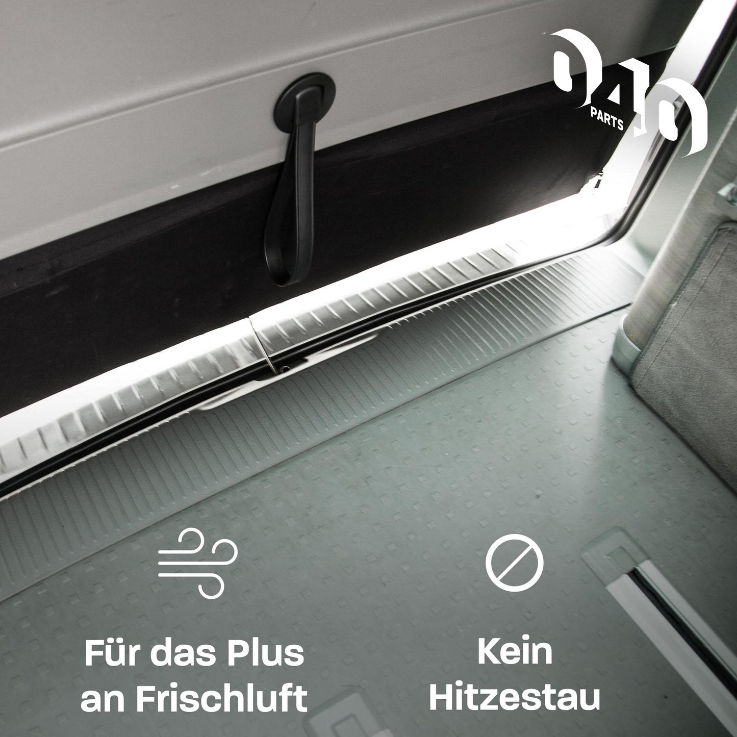 040 Parts Langer Heckklappen Aufsteller 20cm kompatibel mit VW T7, T6, T5, T4 California Multivan Bulli Ocean Coast Beach Team, Golf, Caddy