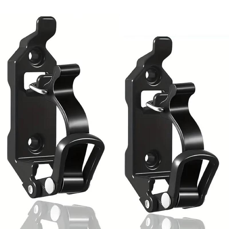 040 Parts Werkzeughalter Gerätehalter Schwarz Metall für Camper Werkstatt Keller Quad Werkstattwagen 2er Set