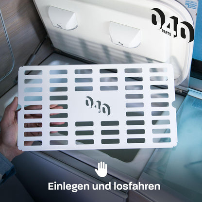 040 Parts Aluminium Kühltruhenblech für VW T6.1 T6 T5 T4 California und Ford Nugget bis 2023 Einlegeboden für Camper Kühlschrankmatte
