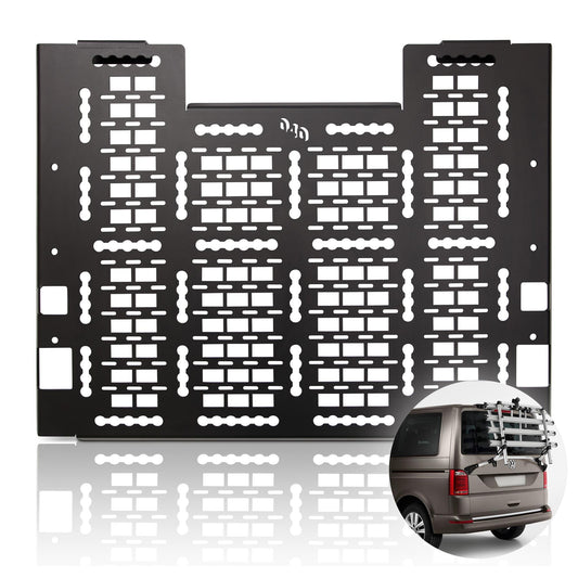 040 Parts Molle Board für VW T6.1 VW T6 original Fahrradträger und Thule WanderWay Gepäckträger Offroad Zubehör Toolboard Werkzeughalter