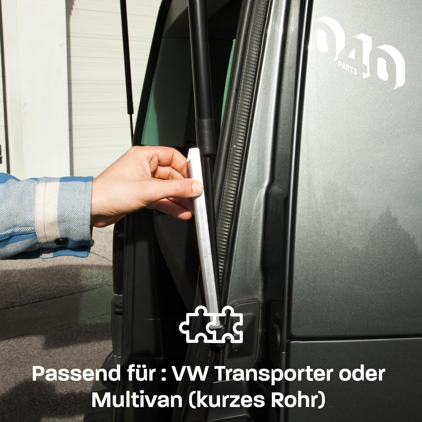 040 Parts Heckklappenaufsteller kompatibel für VW Transporter oder Multivan