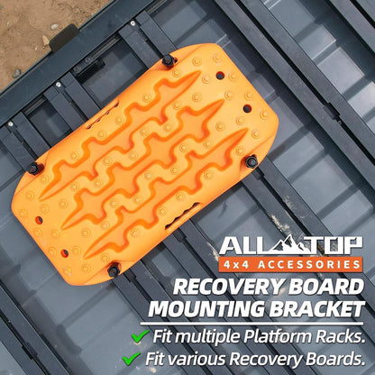 040 Parts Schraubhalterung für Auffahrkeile und Sandbleche Sandblechhalterung kompatibel mit Maxtrax und vielen weiteren Modellen