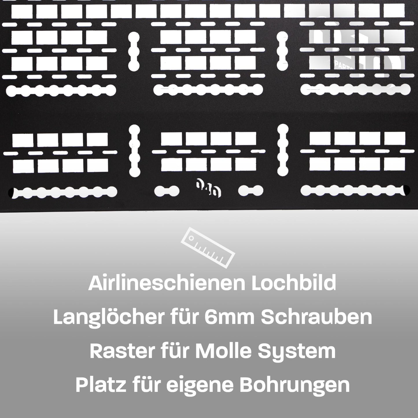 040 Parts Schiebetür Molle Board breit für VW T5 T6 T6.1 Mercedes Marco Polo Ford Tourneo Custom Nugget etc