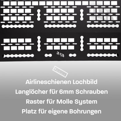 040 Parts Schiebetür Molle Board breit für VW T5 T6 T6.1 Mercedes Marco Polo Ford Tourneo Custom Nugget etc