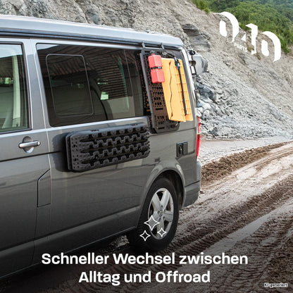 040 Parts Magnetische Halterung für Auffahrkeile und Sandbleche für Vans Camper Wohnmobile und Offroad Fahrzeuge