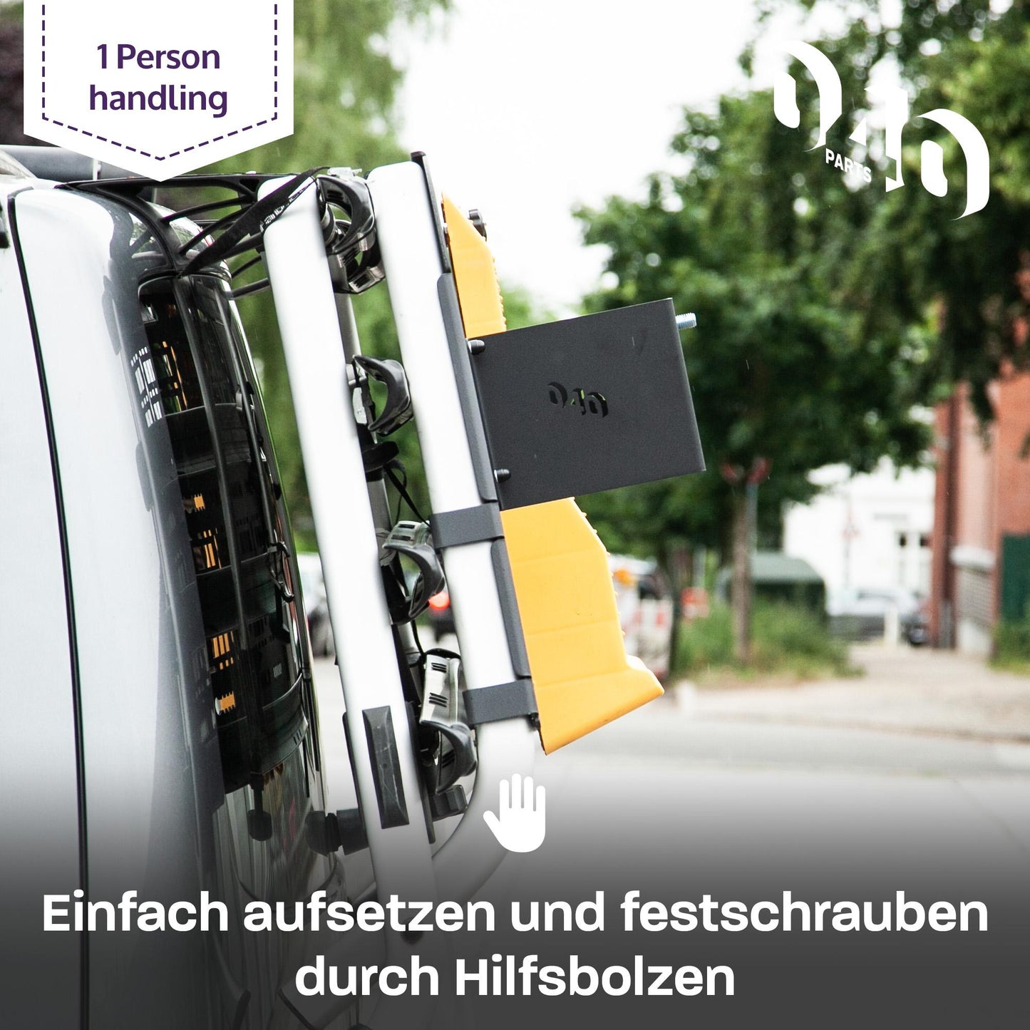 B-Ware: 040 parts Reserveradhalter für VW T5, T6 und T6.1 Ersatzreifen kompatibel mit vielen Anderen Felgen Ersatzreifen Halter Ersatzrad Ha