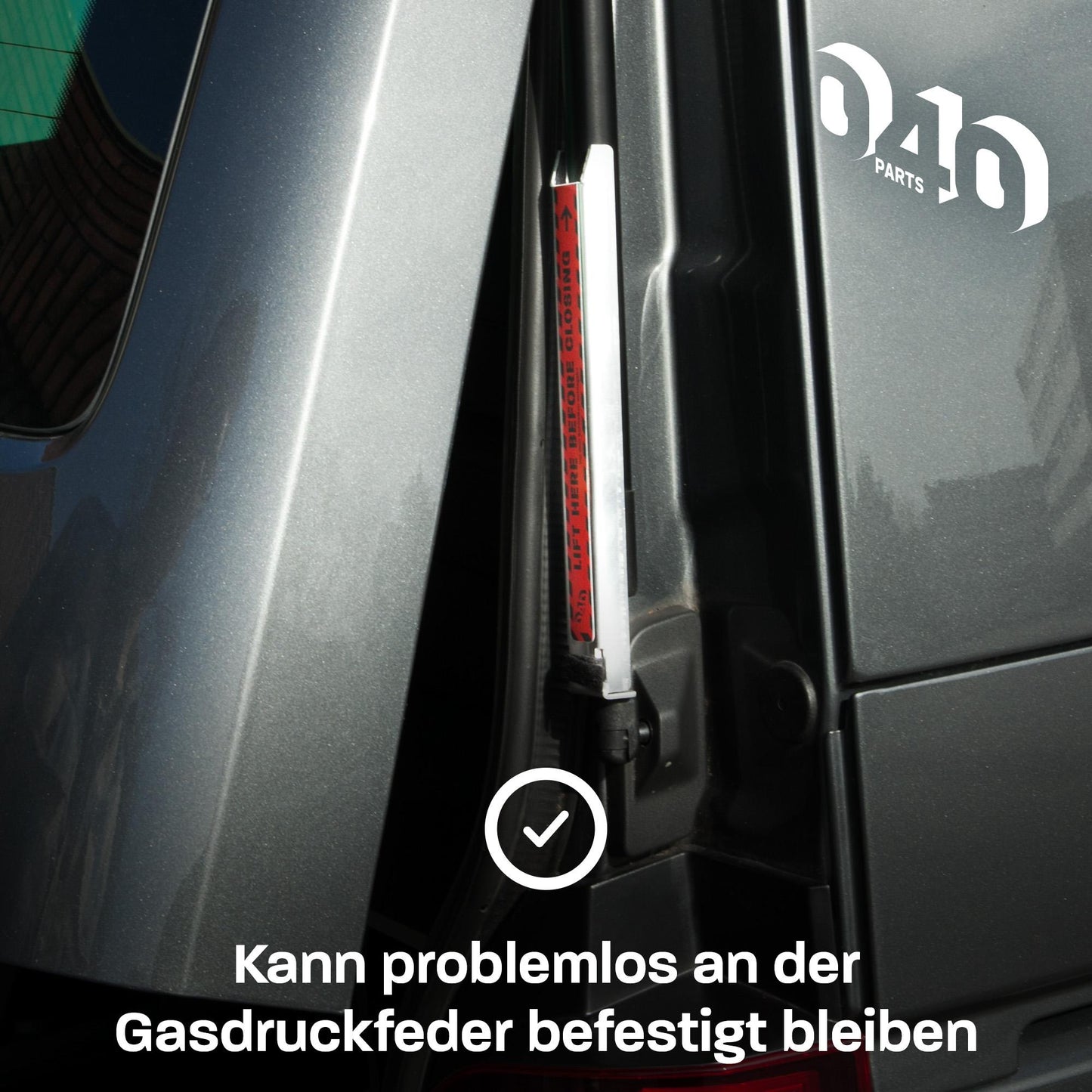 040 Parts Heckklappenaufsteller kompatibel für VW Transporter oder Multivan