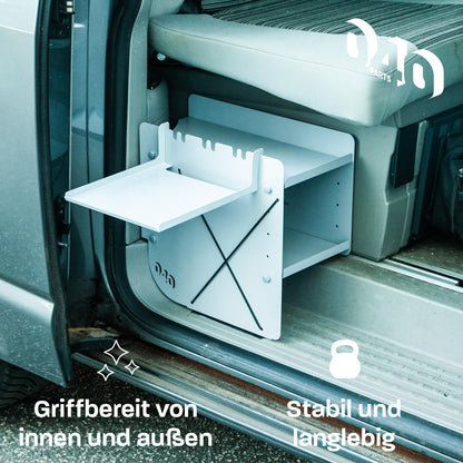 040 parts Einhängetisch grau für das Schuhregal die perfekte Ablage Campingtisch Beistelltisch