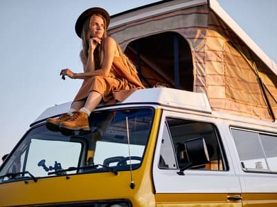Clesana X1 im Camper beim Camping