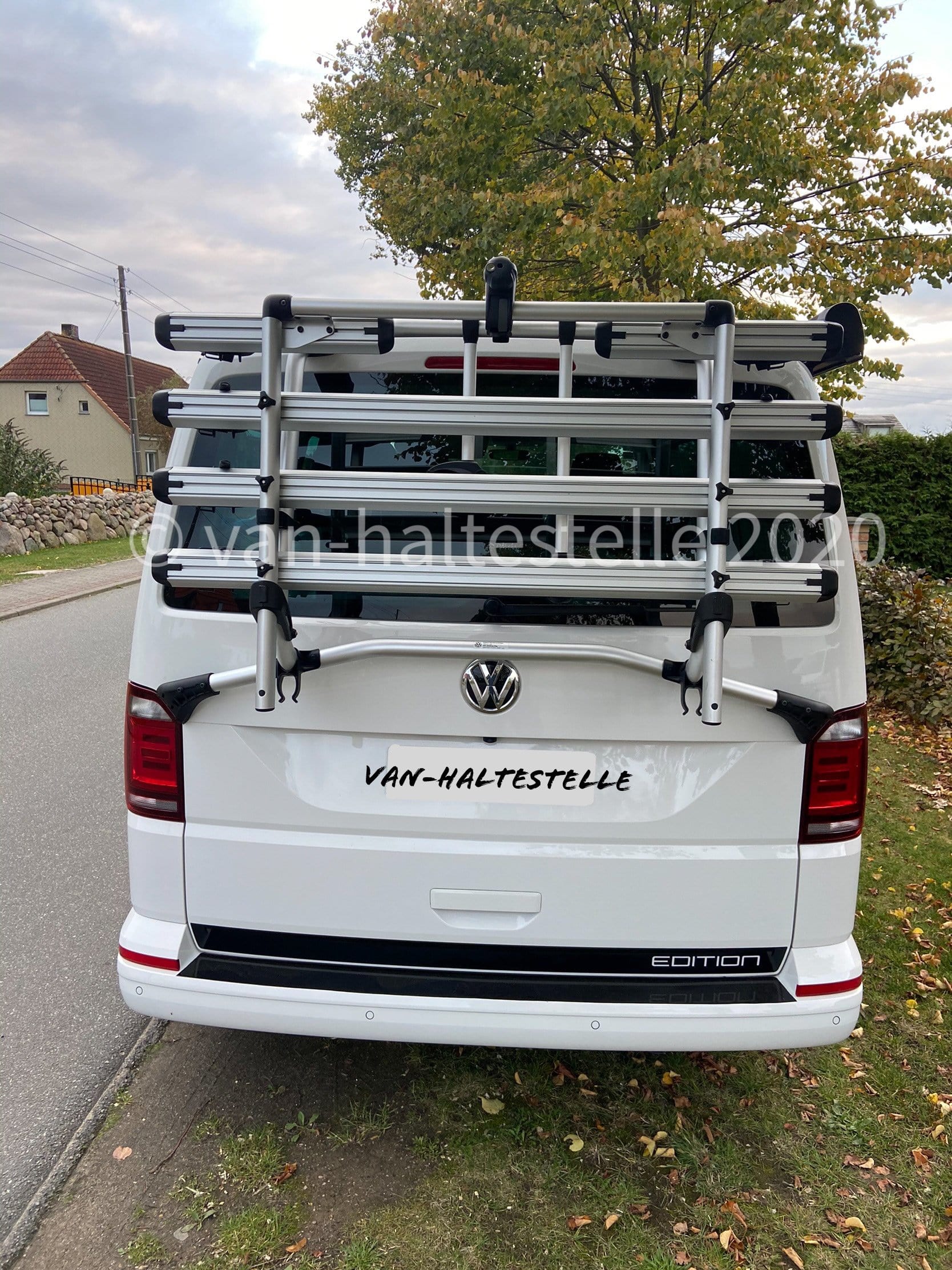 vw fahrradständer Original VW T6-T6.1 Fahrradträger Heckklappe 7E0071104 Van-Haltestelle – VAN-HALTESTELLE