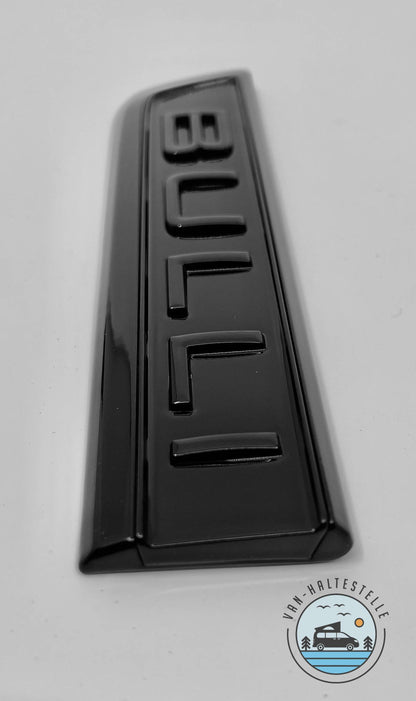 VW Bulli Schriftzug Emblem Logo Schwarz Hochglanz