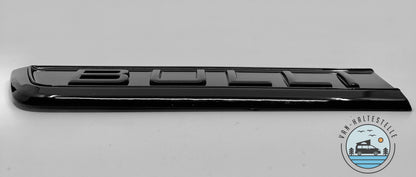 VW Bulli Schriftzug Emblem Logo Schwarz Hochglanz