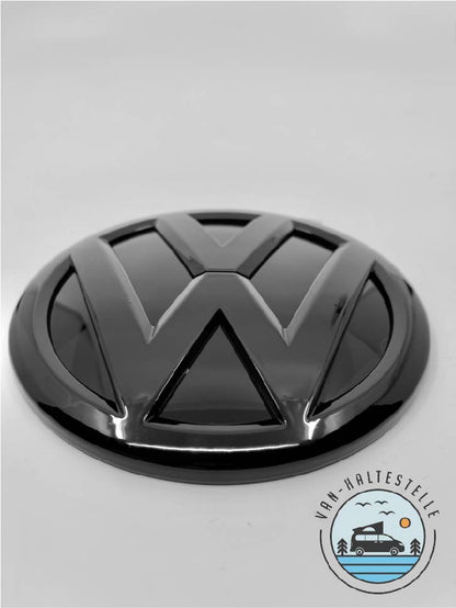 VW Emblem Schwarz Hochglanz für die Heckklappe
