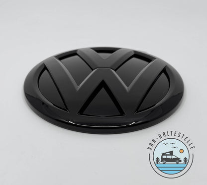 VW Emblem Schwarz Hochglanz für die Heckklappe